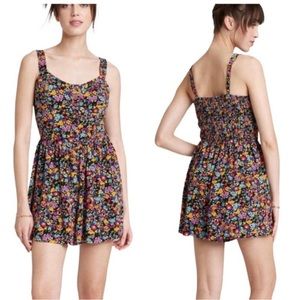 Wild fable floral camisole romper nwt